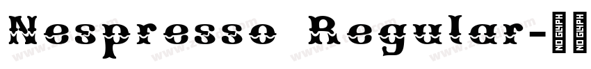 Nespresso Regular字体转换